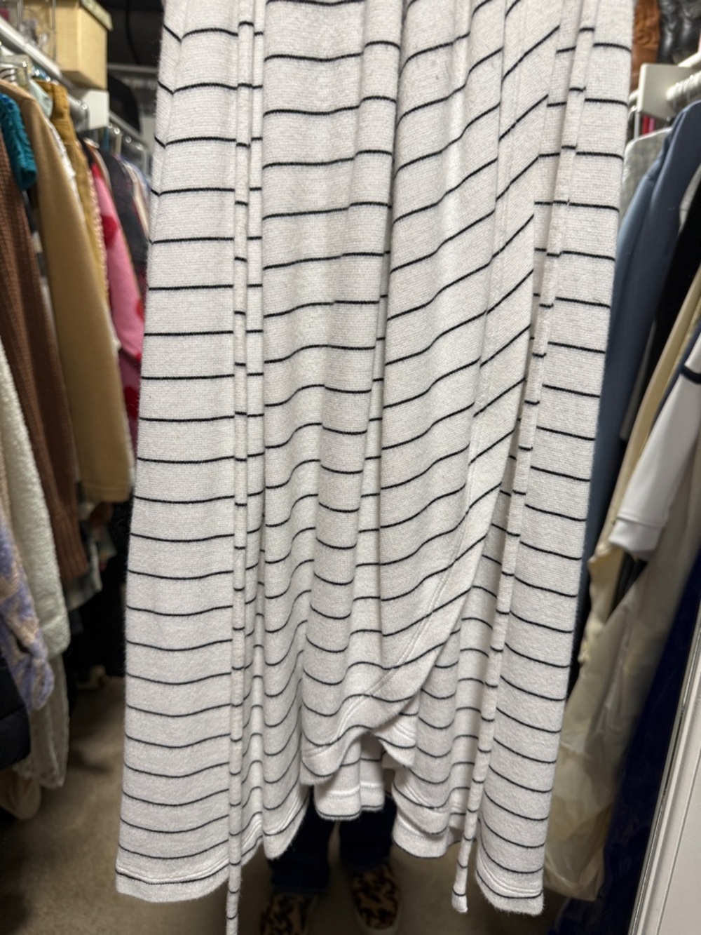White Striped Dress - Picture 4 of 5